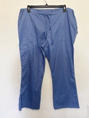 Cherokee 4044 Scrub Pants XL Ciel Blue Drawstring Cargo NWT